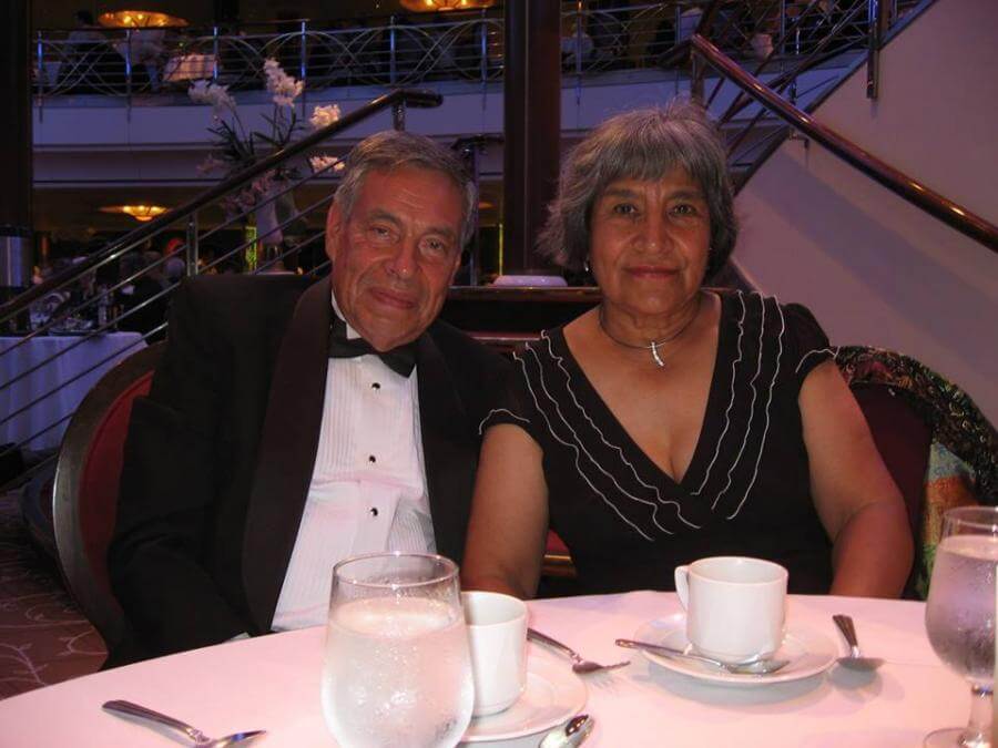 Dr. Celada and wife Maria