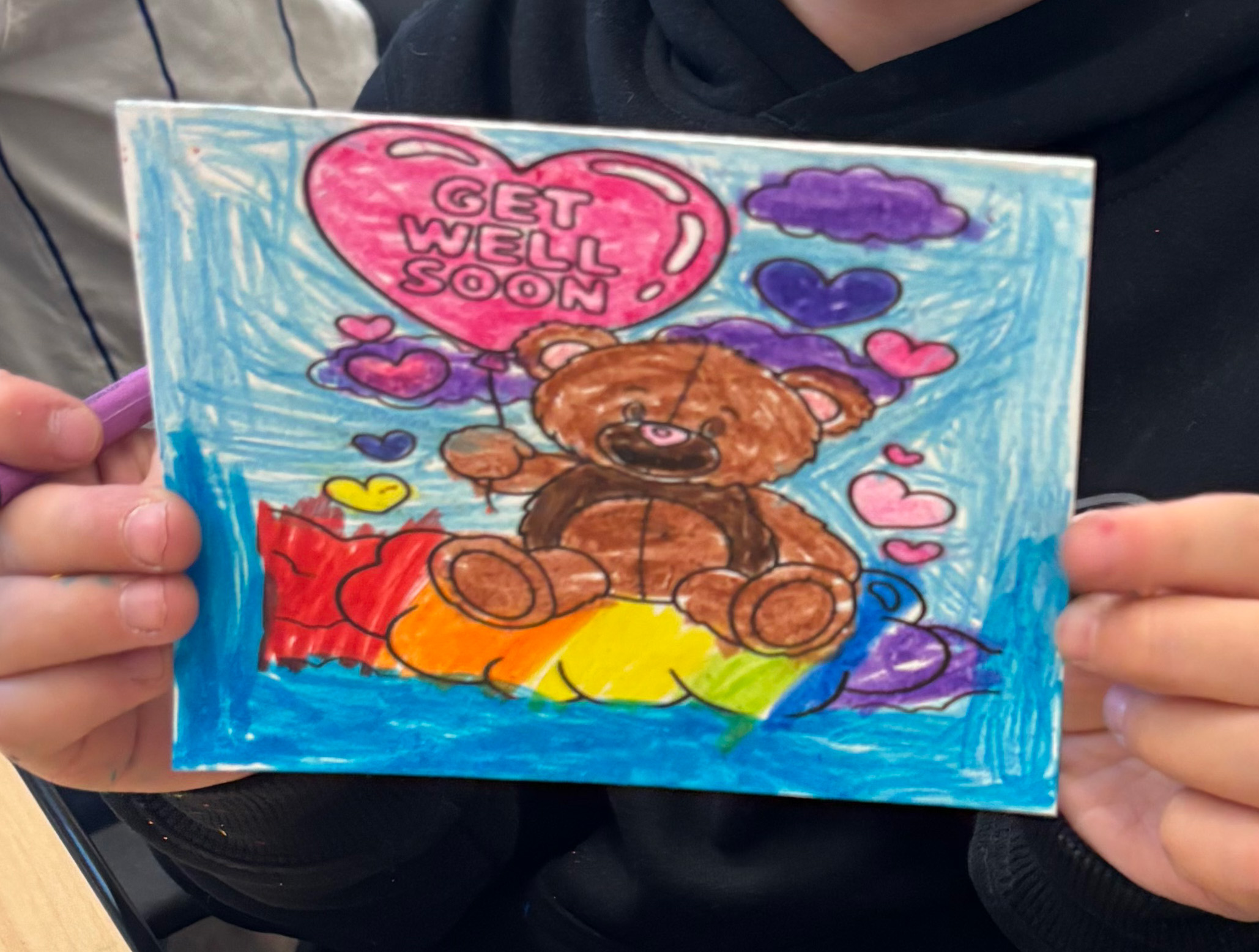 Hanskin Elementary Welcome Baby Card