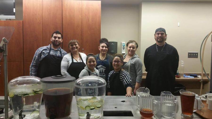 SLV Health Food Production Crew Poses for a Picture at the Event