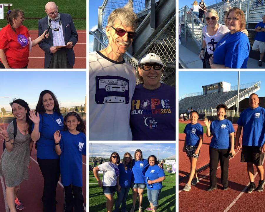 people walking the relay for life