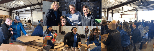 SLV Health Staff volunteer at Food Bank